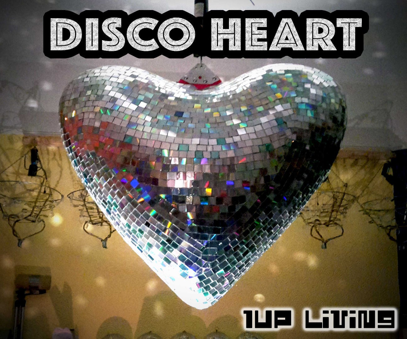 Giant Disco Heart on a Budget 6 Steps (with Pictures) Instructables