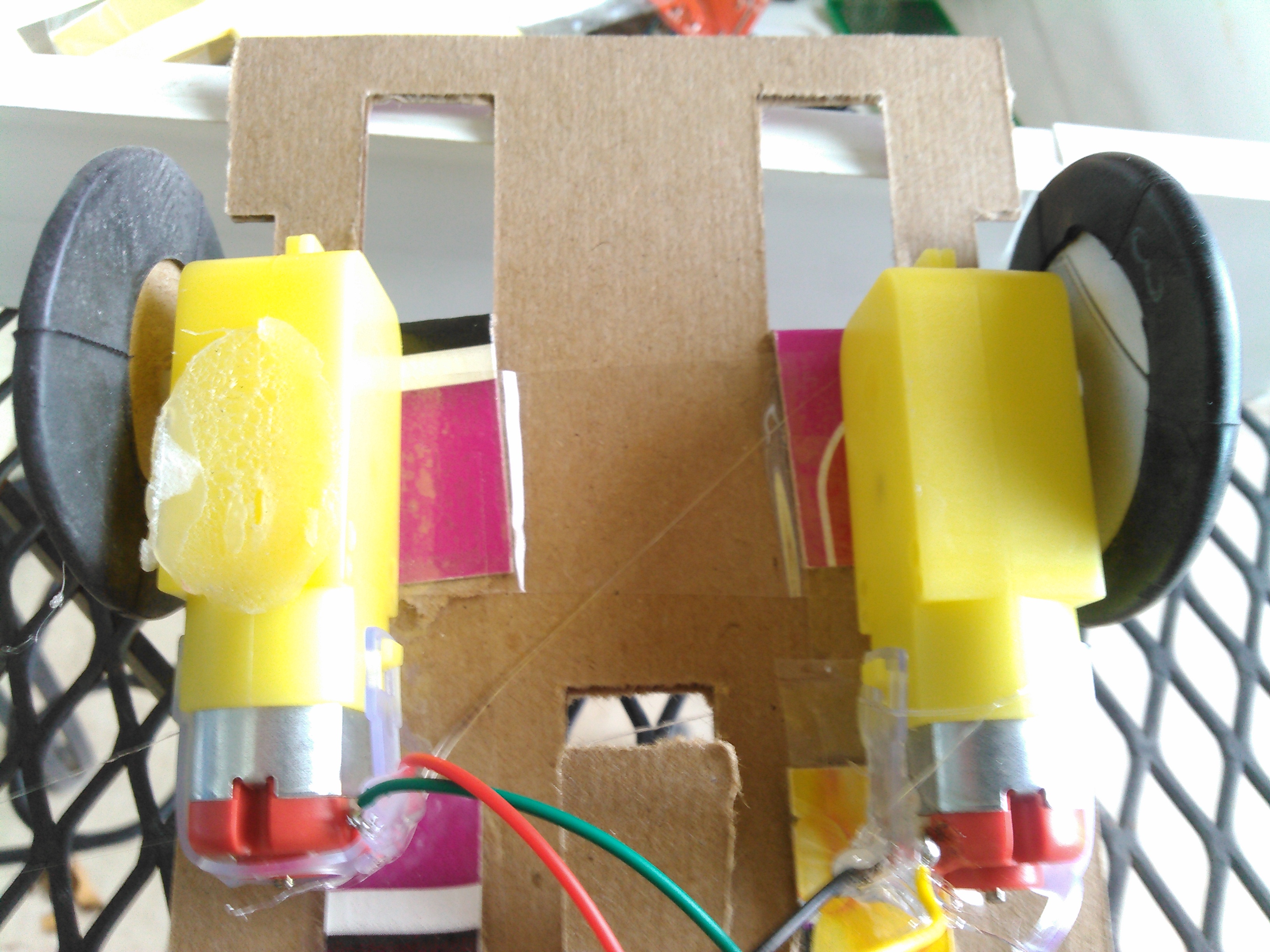 Cereal Box Robot Using Cricut Explore to Cut Chassis and Wheels 19