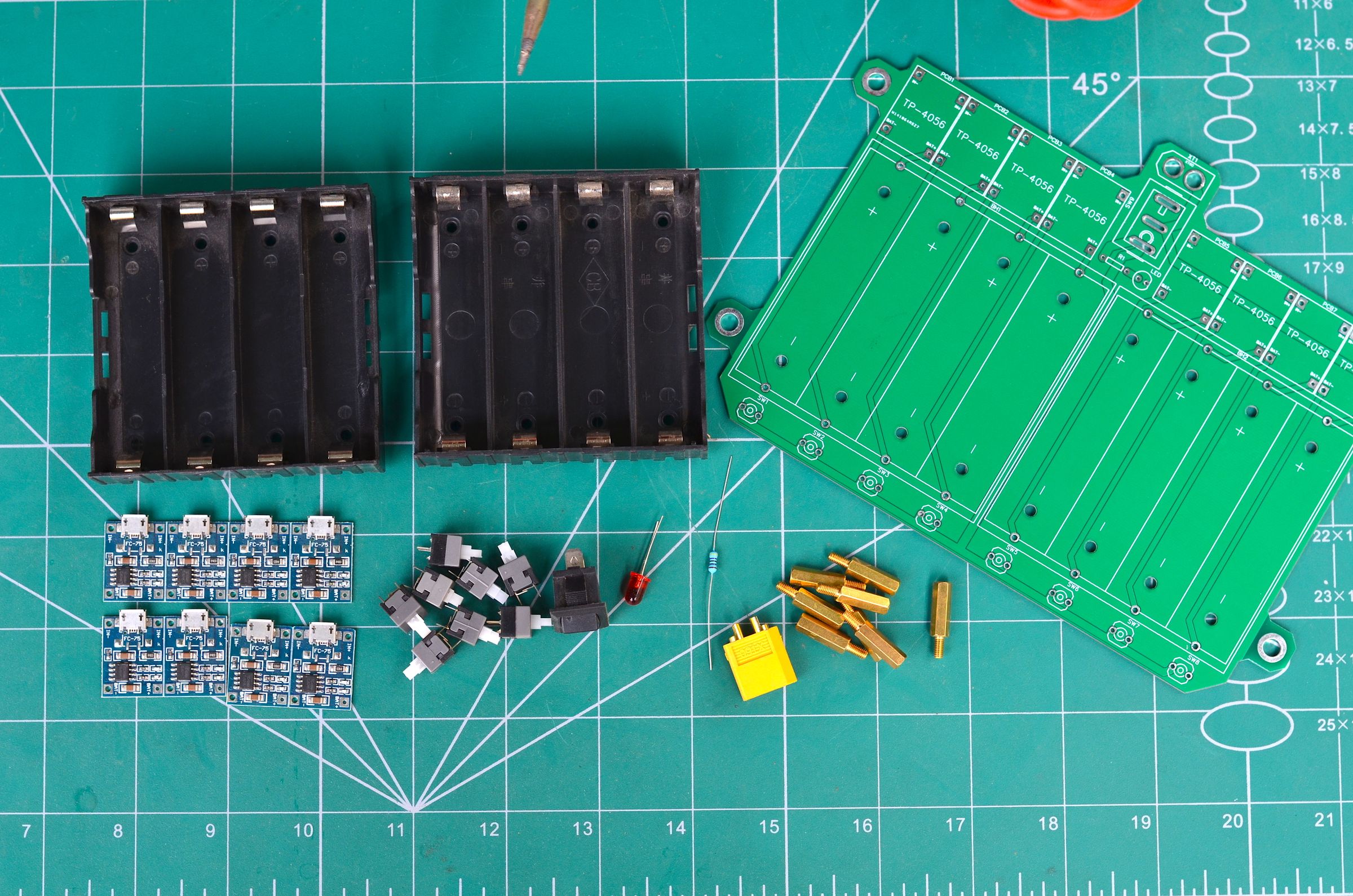 DIY 18650 Lithium Ion Cells Charging Grid : 7 Steps (with Pictures ...