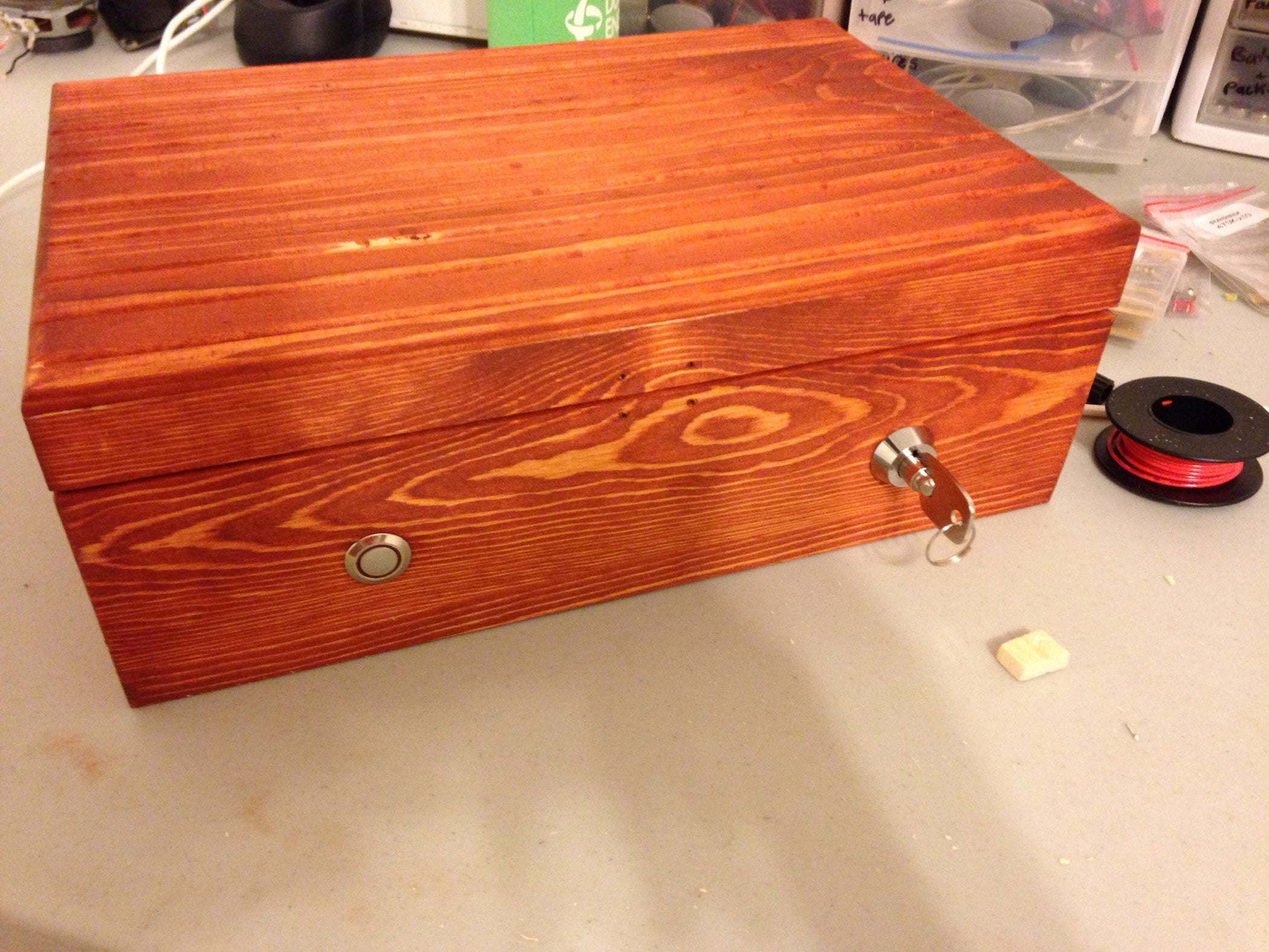 Wooden Lockbox With Key Access 12 Steps Instructables