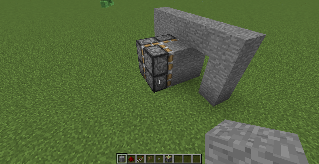 Easy Completely Hidden Minecraft Piston Door 4 Steps Instructables