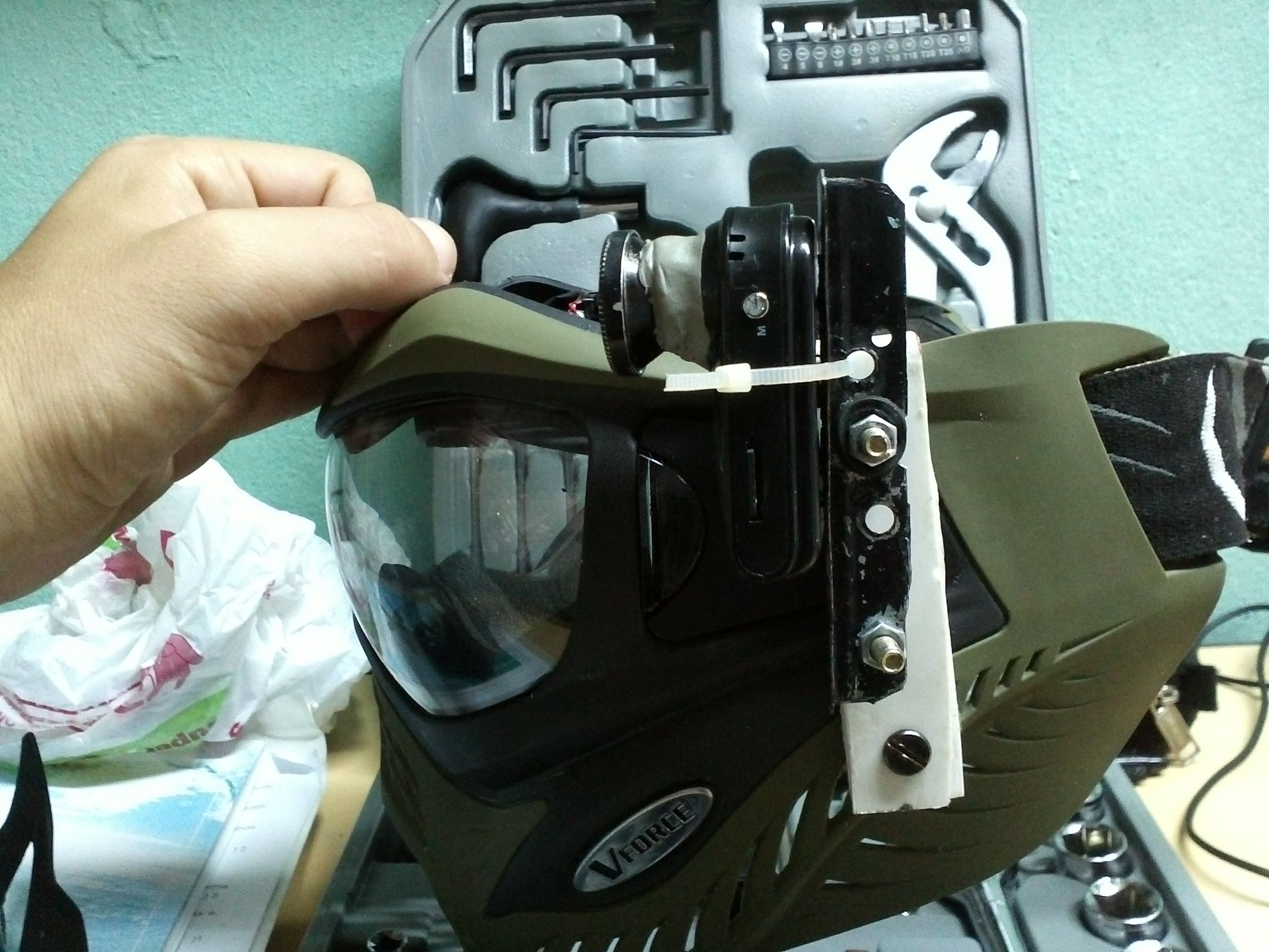 Making a Paintball Mask Camera Mount V2.0 Instructables