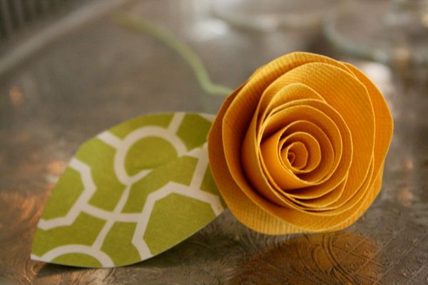 rolled paper flowers DIY Project DIY Project Image