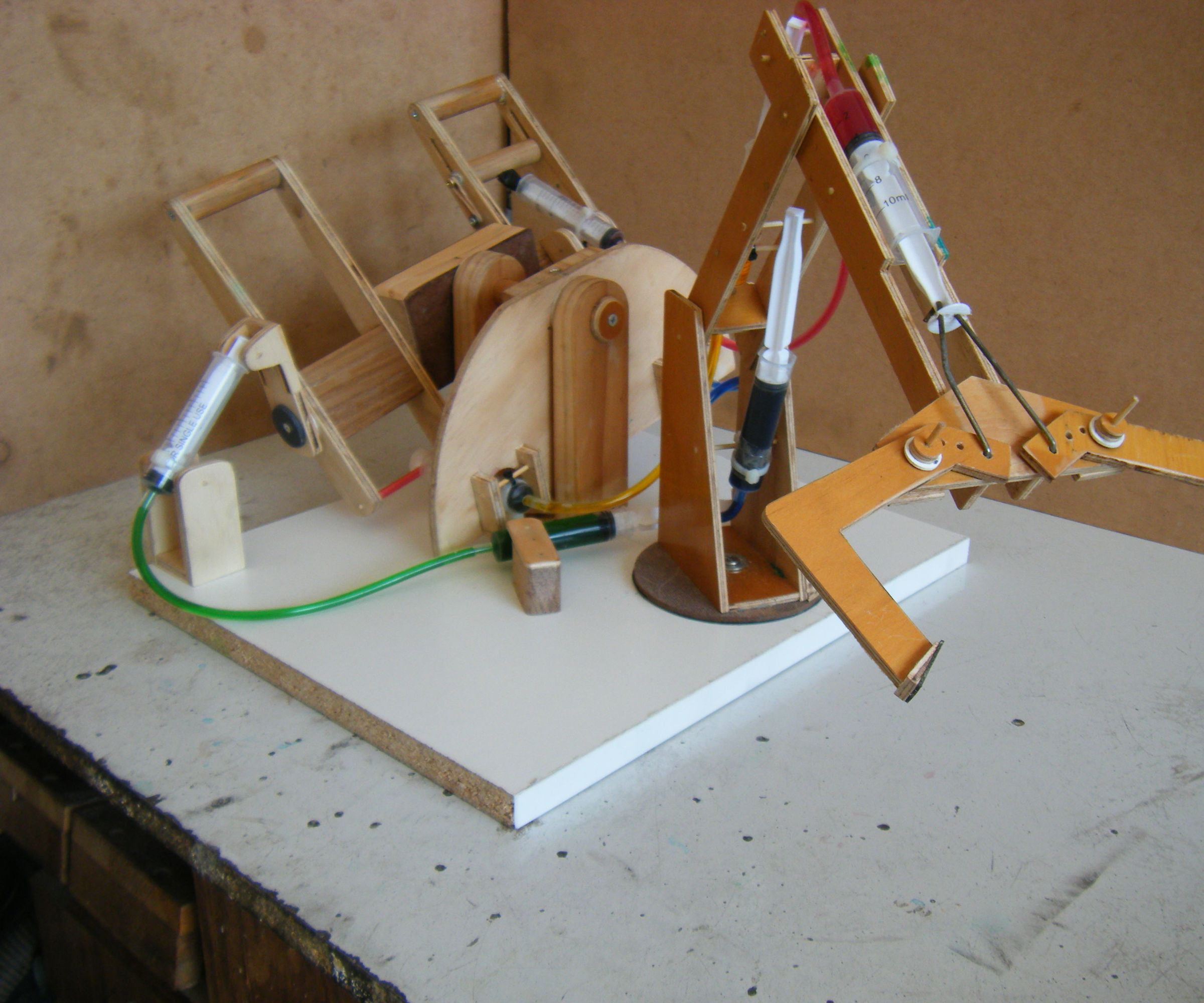 2-handle hydraulic arm controller DIY Project DIY Project Image