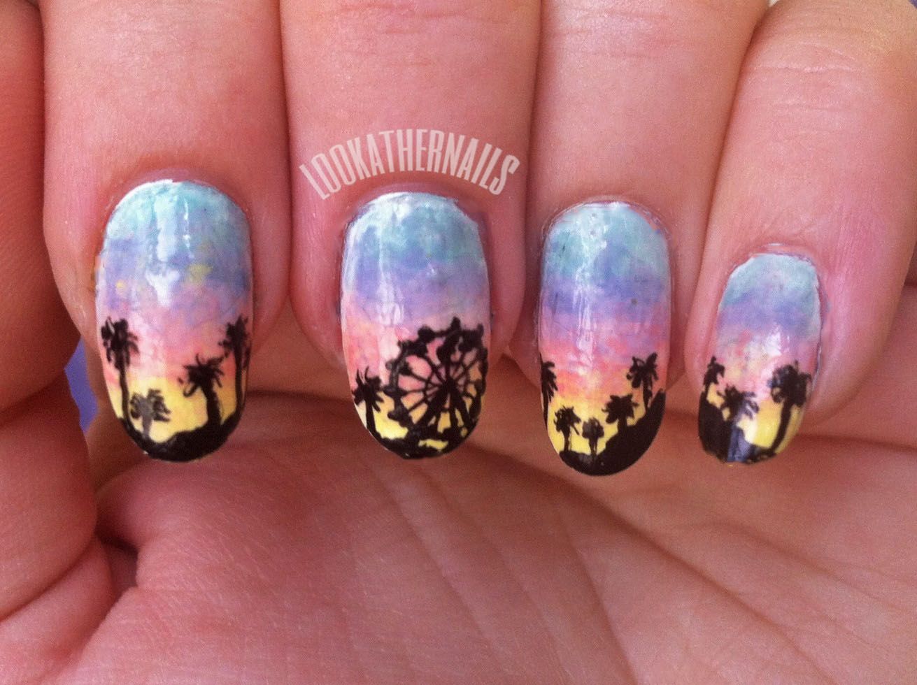 Coachella Ferris Wheel Nail Art 5 Steps With Pictures Instructables