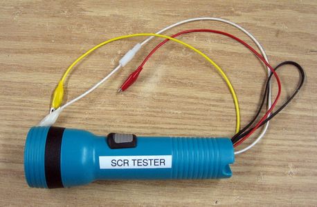 SCR Tester From a Flashlight : 11 Steps - Instructables