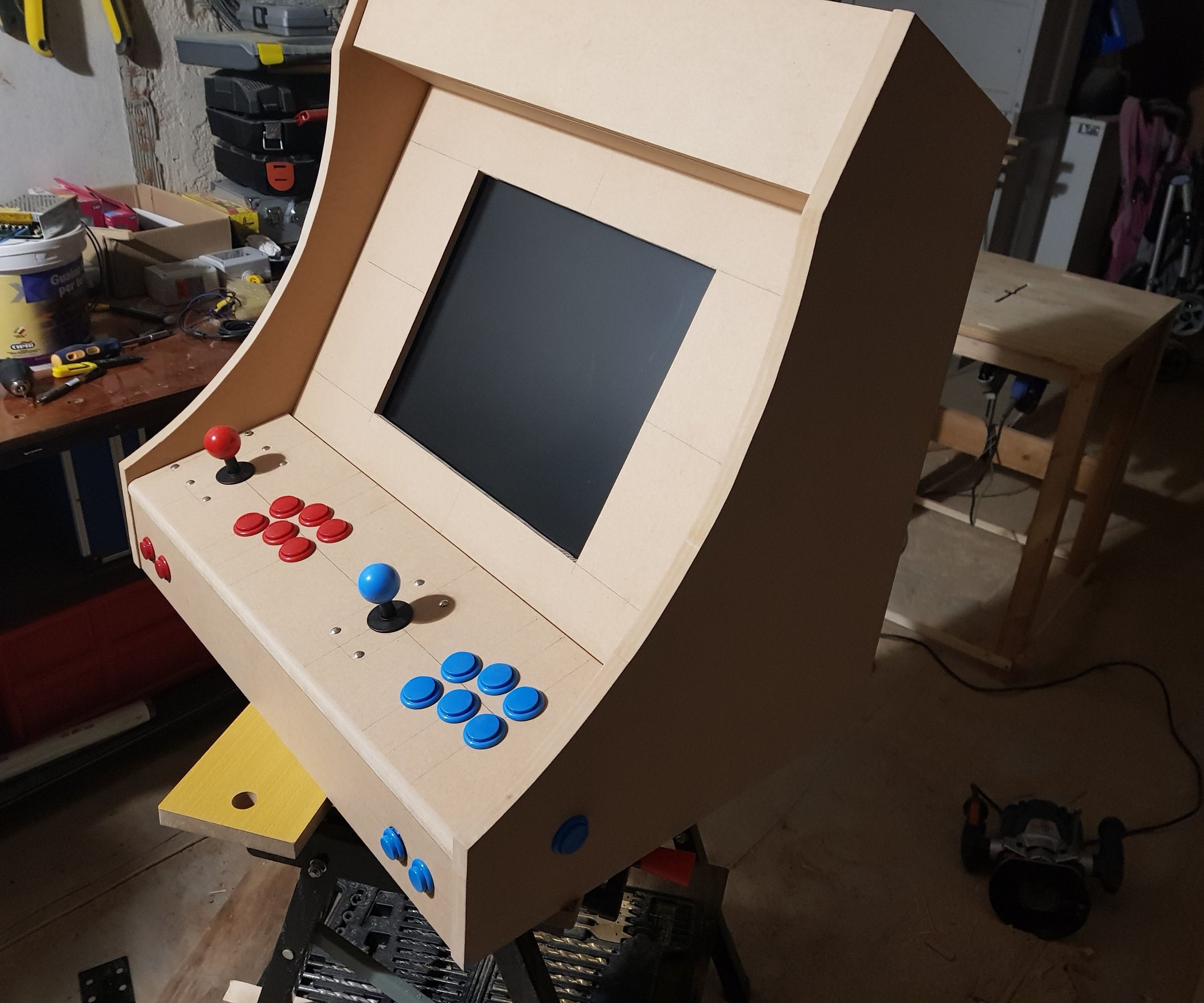 Bartop Arcade MDF + Raspberry 3 Steps Instructables