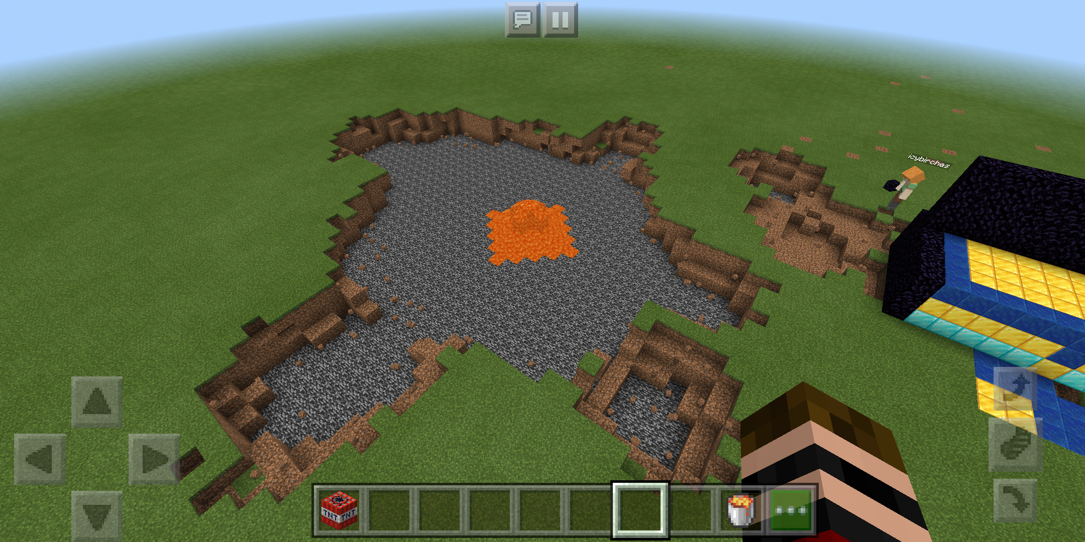 Tnt Nuke Minecraft Pe 5 Steps Instructables