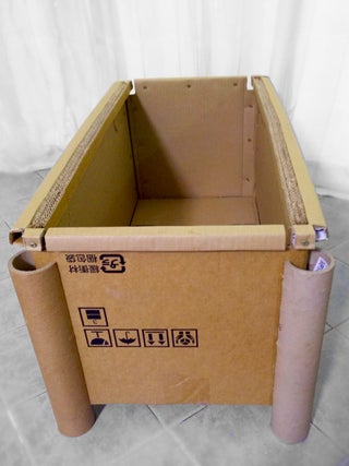 The Cardboard Table 9 Steps With Pictures Instructables The Cardboard Table 9 Steps With, Make Cardboard Coffee Table