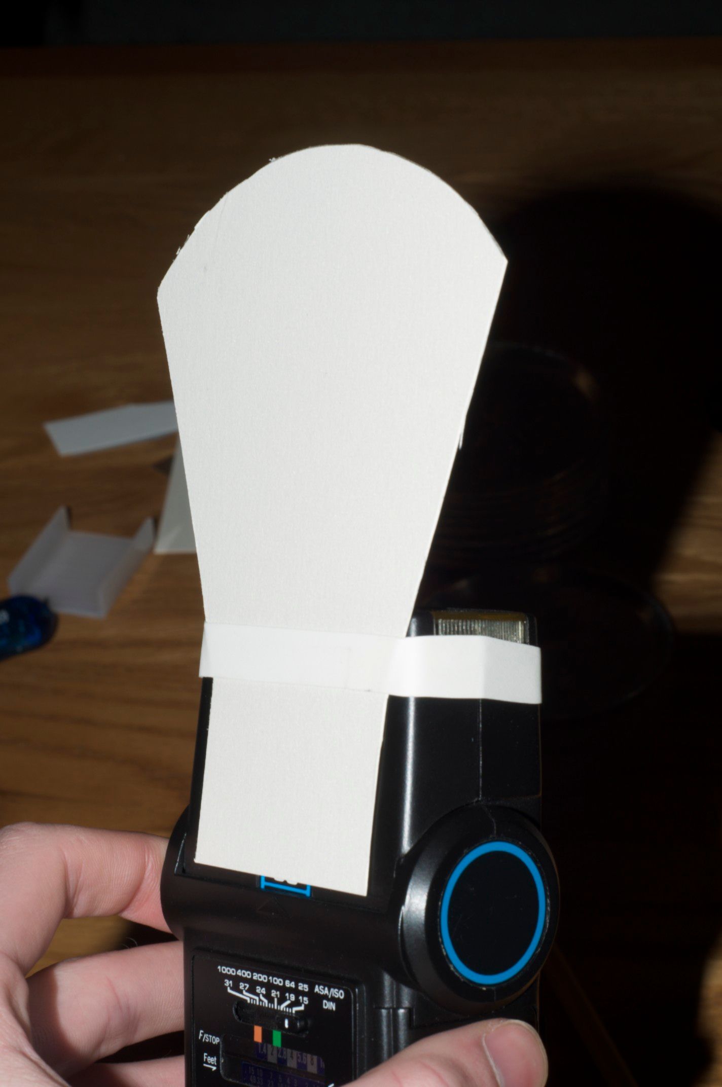DIY DSLR Flash Bounce Card 4 Steps Instructables