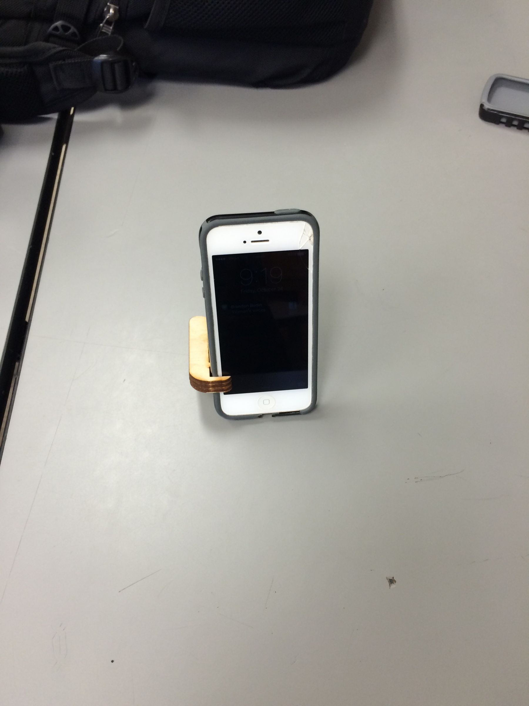 Laser Cut Key Chain Phone Stand 5 Steps Instructables