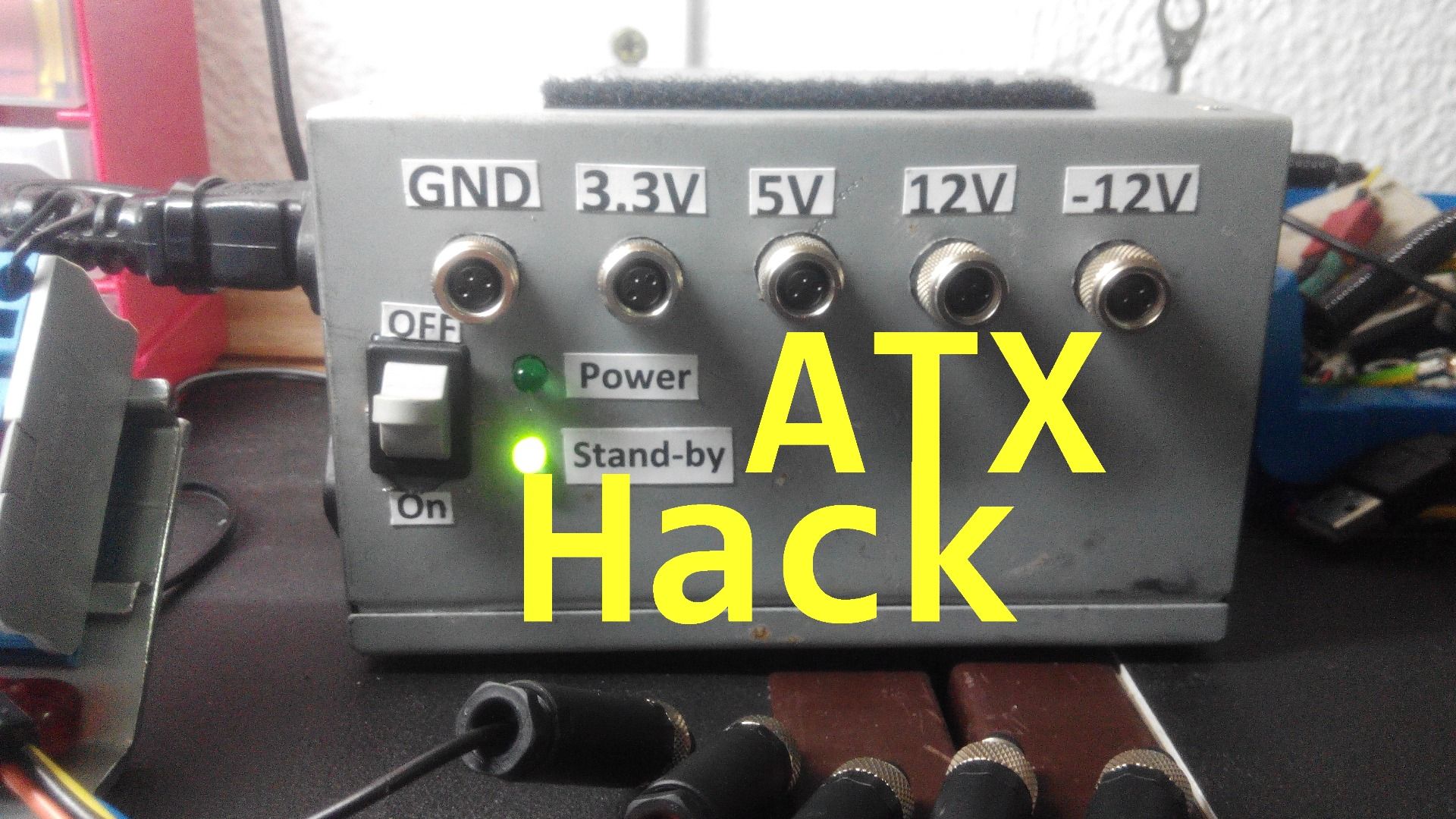 ATX Bench Power Supply Hack 4 Steps Instructables