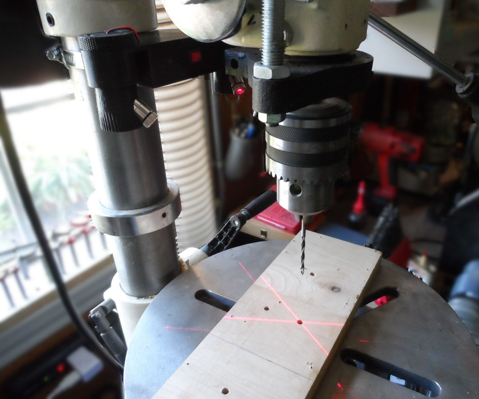 Drill Press Laser Guide