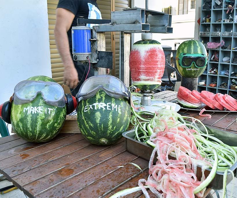 How I Peel a Watermelon