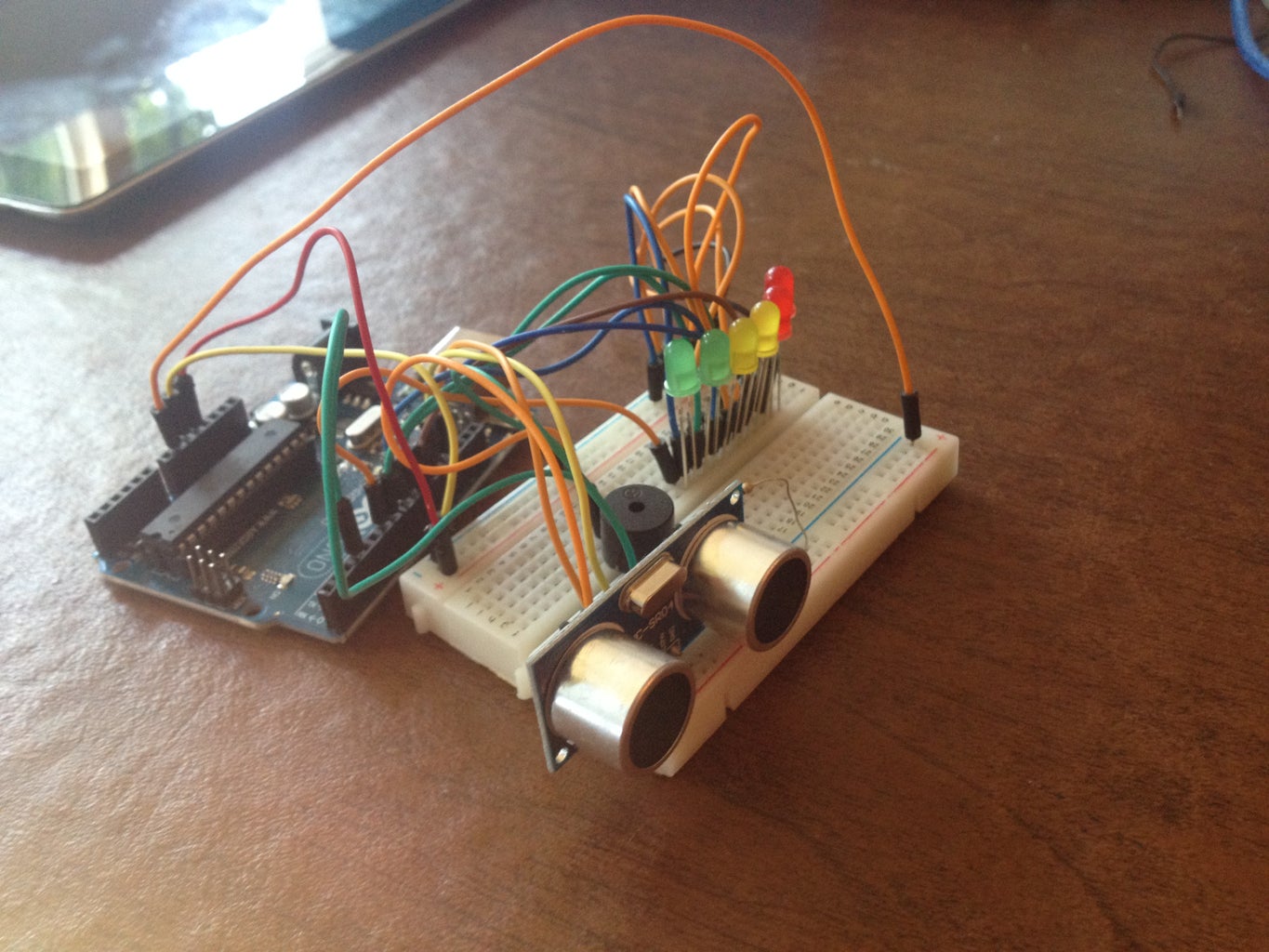 Arduino Distance Detector With a Buzzer and LED's : 7 Steps - Instructables