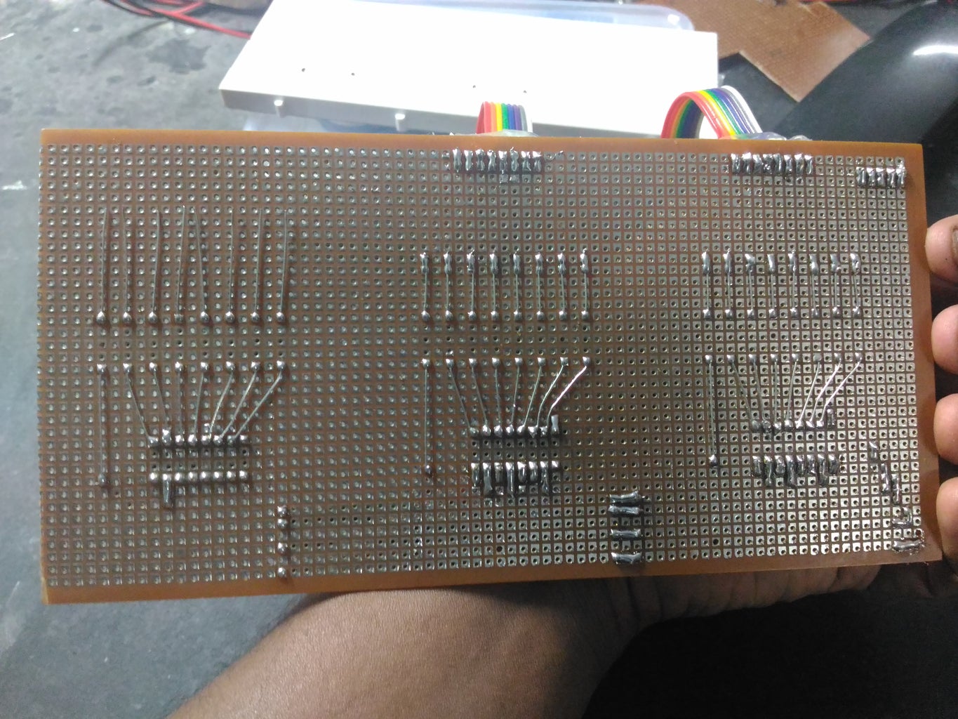 48 X 8 Scrolling LED Matrix Display Using Arduino and Shift Registers ...