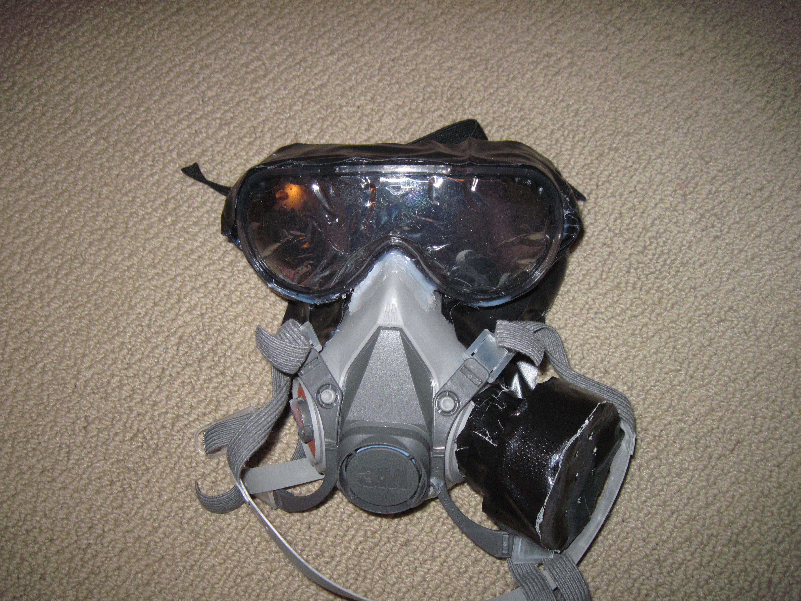 Homemade M40 Gas Mask Using Spare Parts 8 Steps Instructables