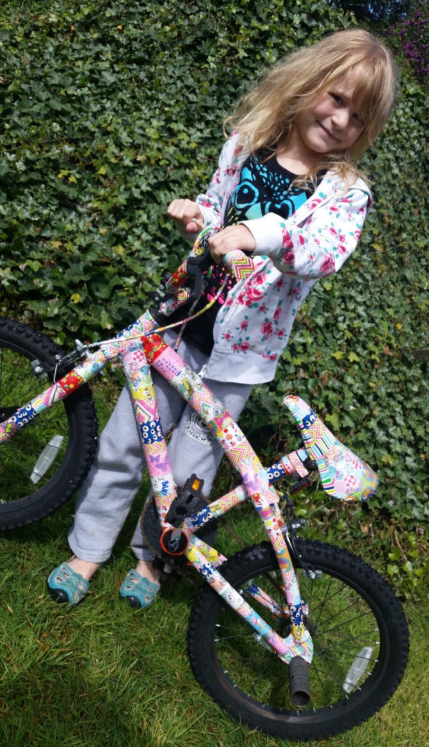 duct tape bike frame