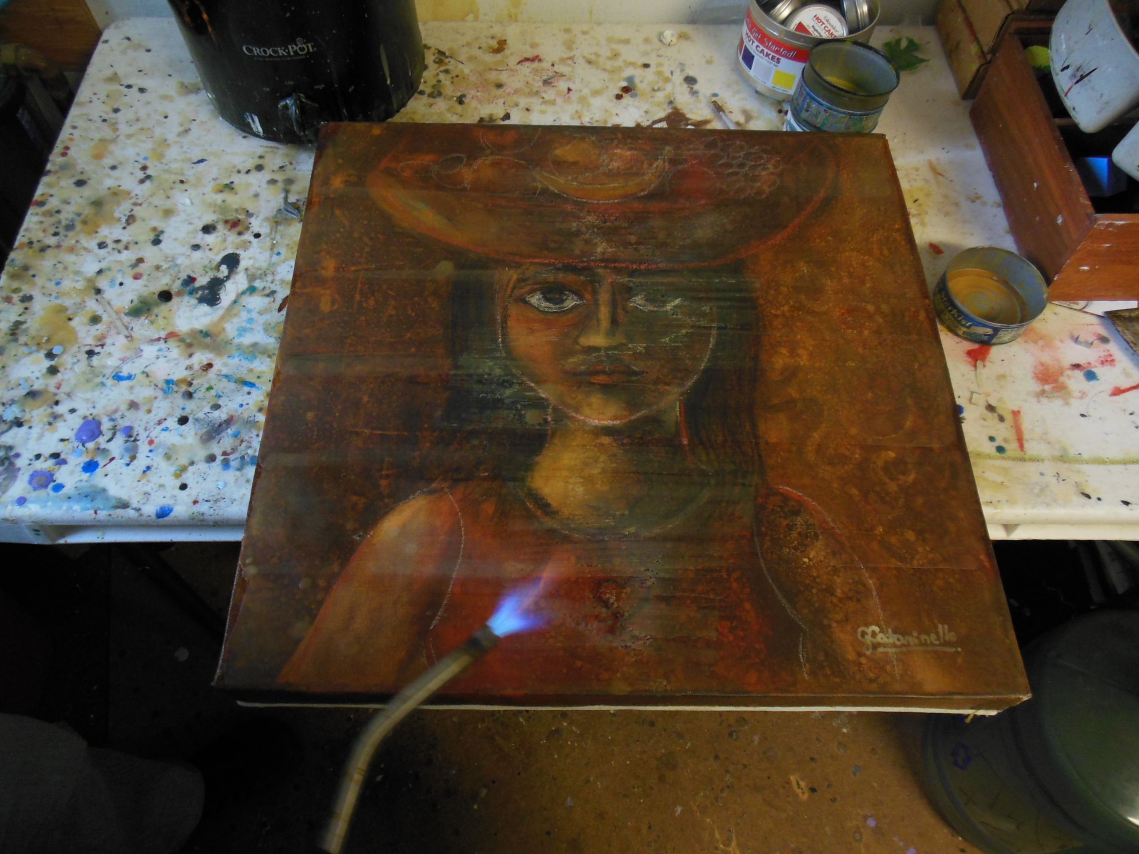 Beeswax Painting Aka Encaustic Painting 46 Steps (with Pictures