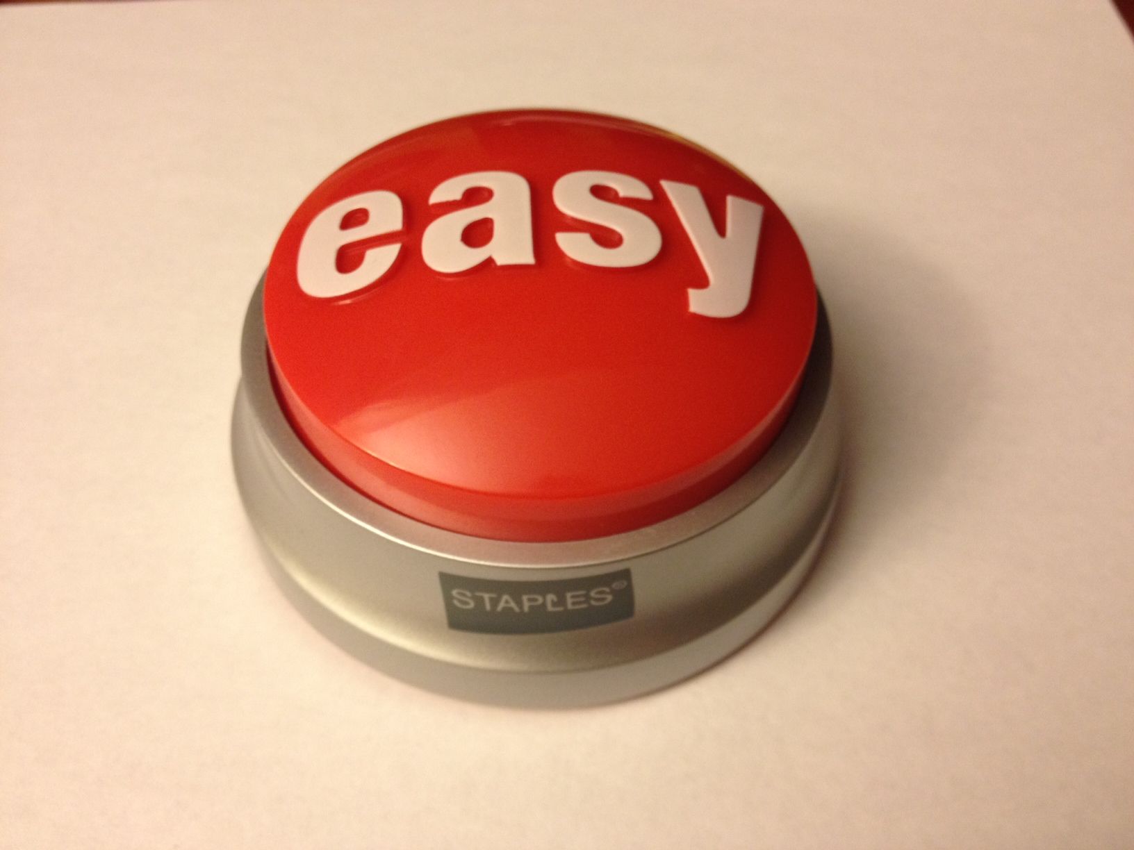 DIY "Anything" Staples Easy Button (voice Recording) 7 Steps