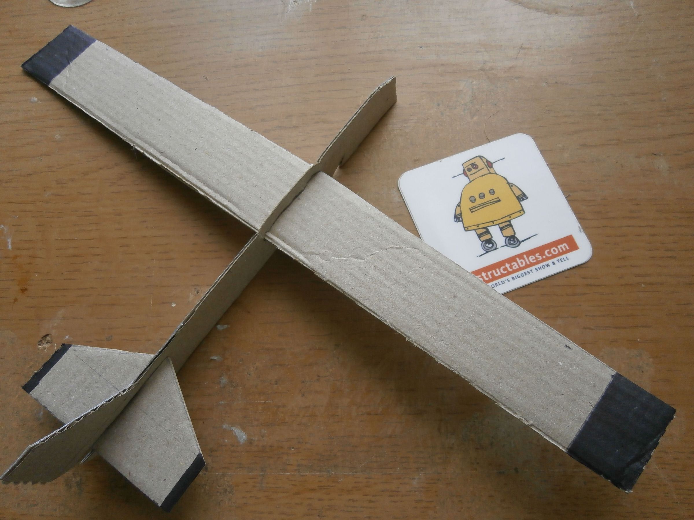 DIY Cardboard Glider 5 Steps (with Pictures) Instructables