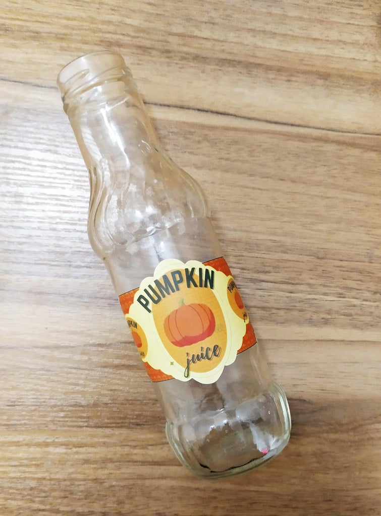 Pumpkin juice labels harry potter