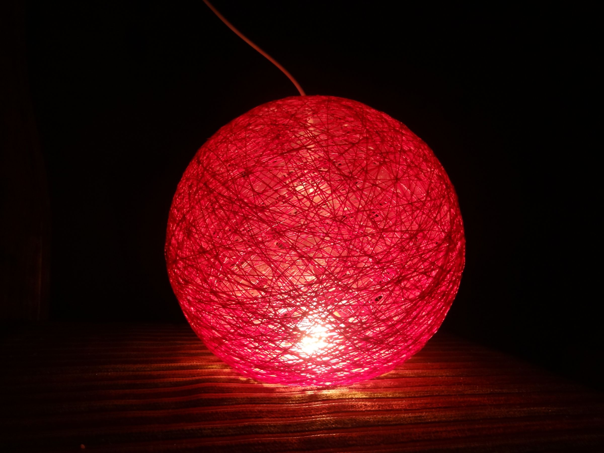 Thread Lampshade 6 Steps (with Pictures) Instructables