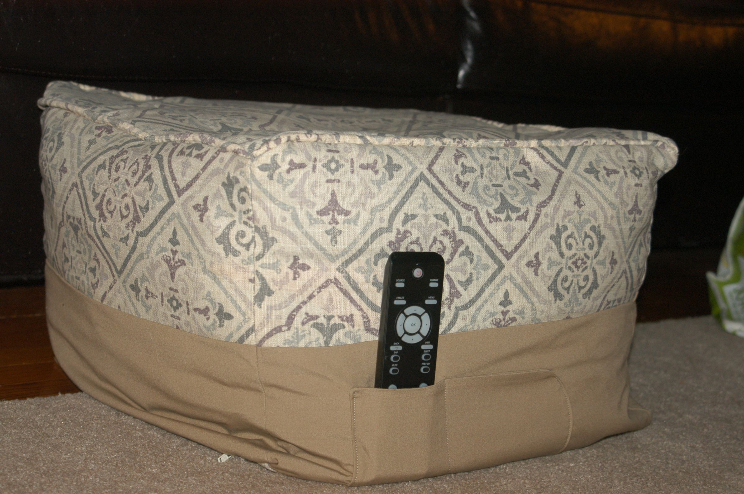 How to Sew a Stylish Pouf Floor Cushion 6 Steps (with Pictures