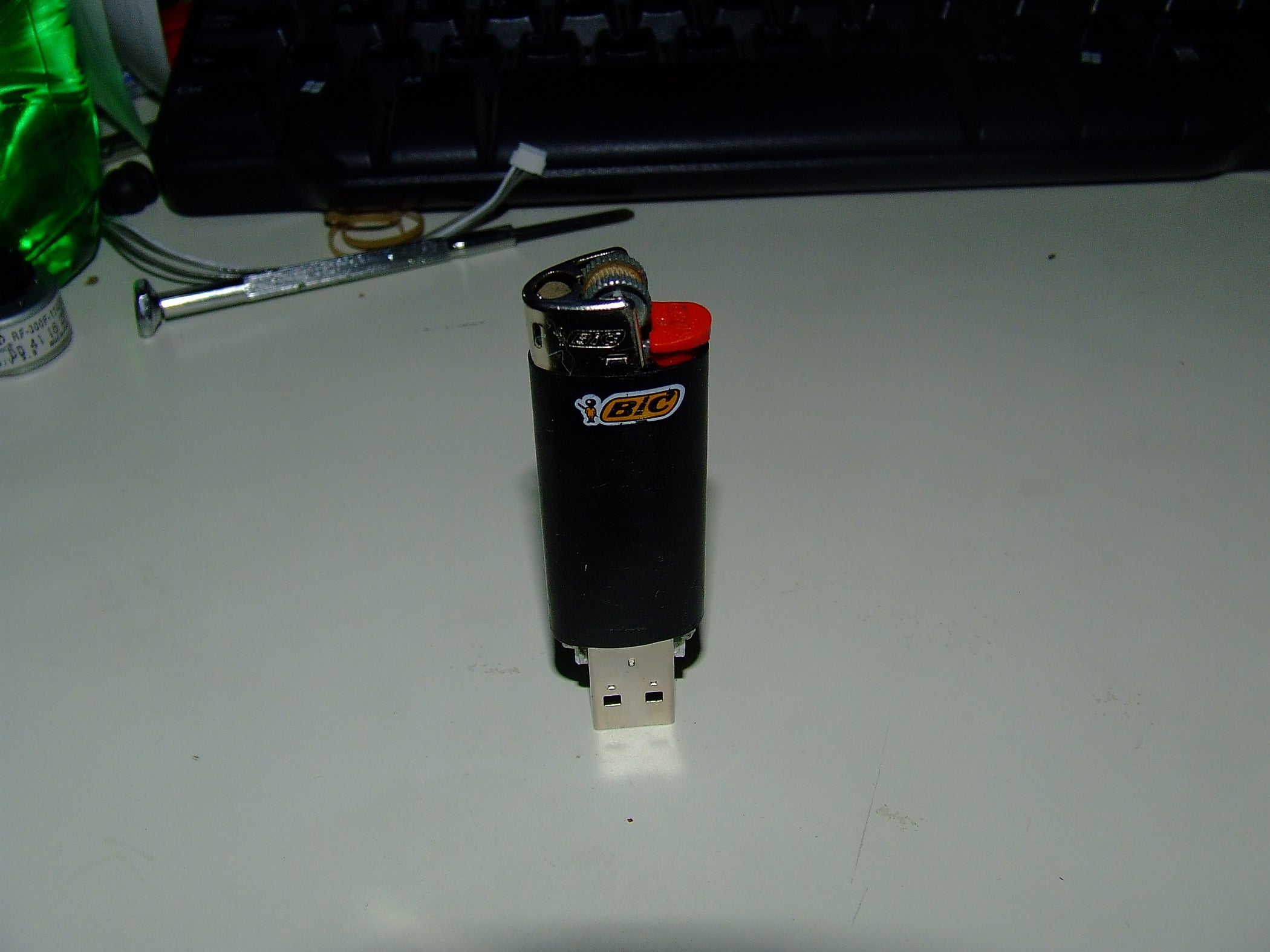 Lighter USB Flash Drive Instructables