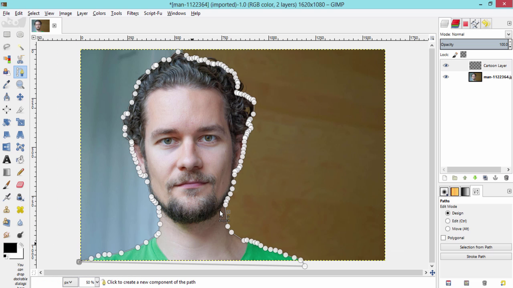 how to cartoon yourself gimp