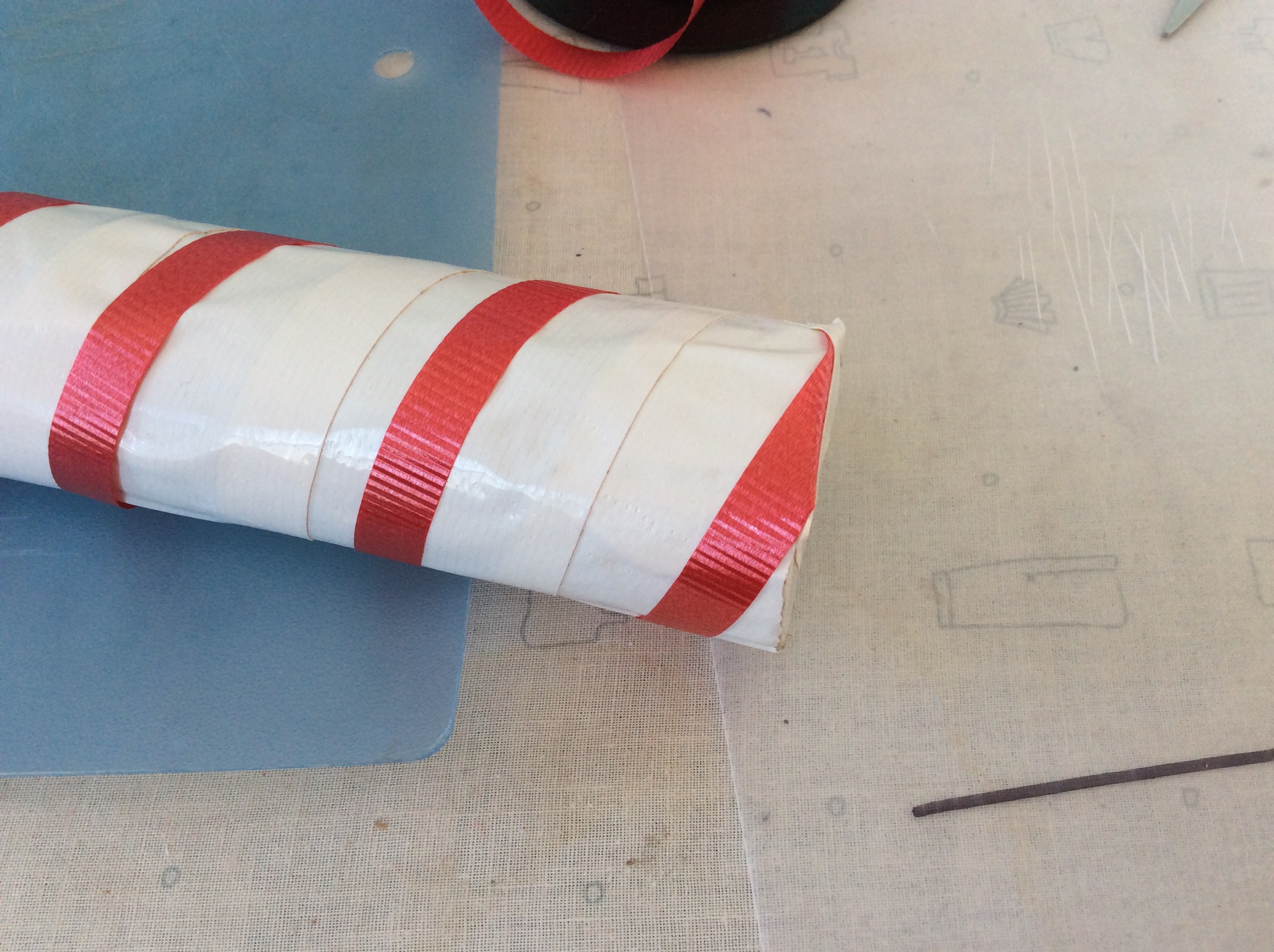 Large Cardboard Candy Canes 9 Steps Instructables