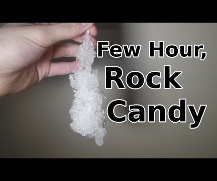 Growing Rock Candy in Only a Few Hours!! : 8 Steps (with Pictures) - Instructables