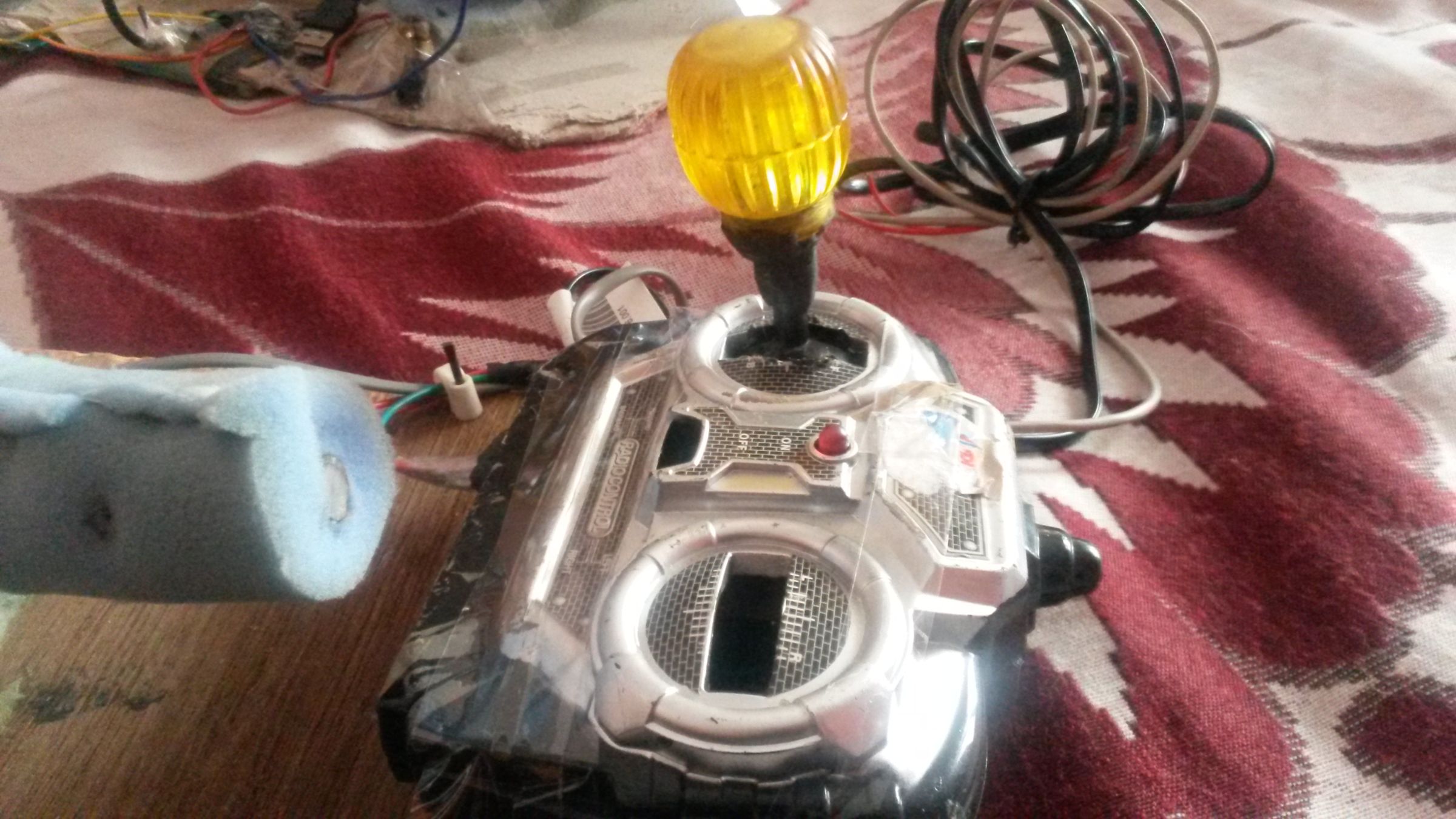 DIY Homemade Steering Wheel USB PC With Viberation 10 Steps