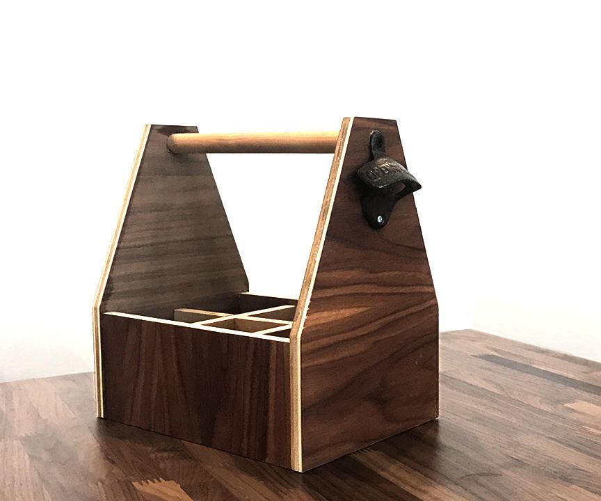 Walnut Plywood Beer Totes for Groomsmen Gifts 11 Steps (with Pictures