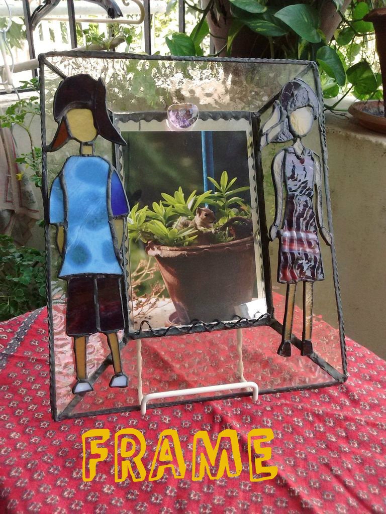 DIY Stained Glass MirrorPhoto Frame 4 Steps (with Pictures