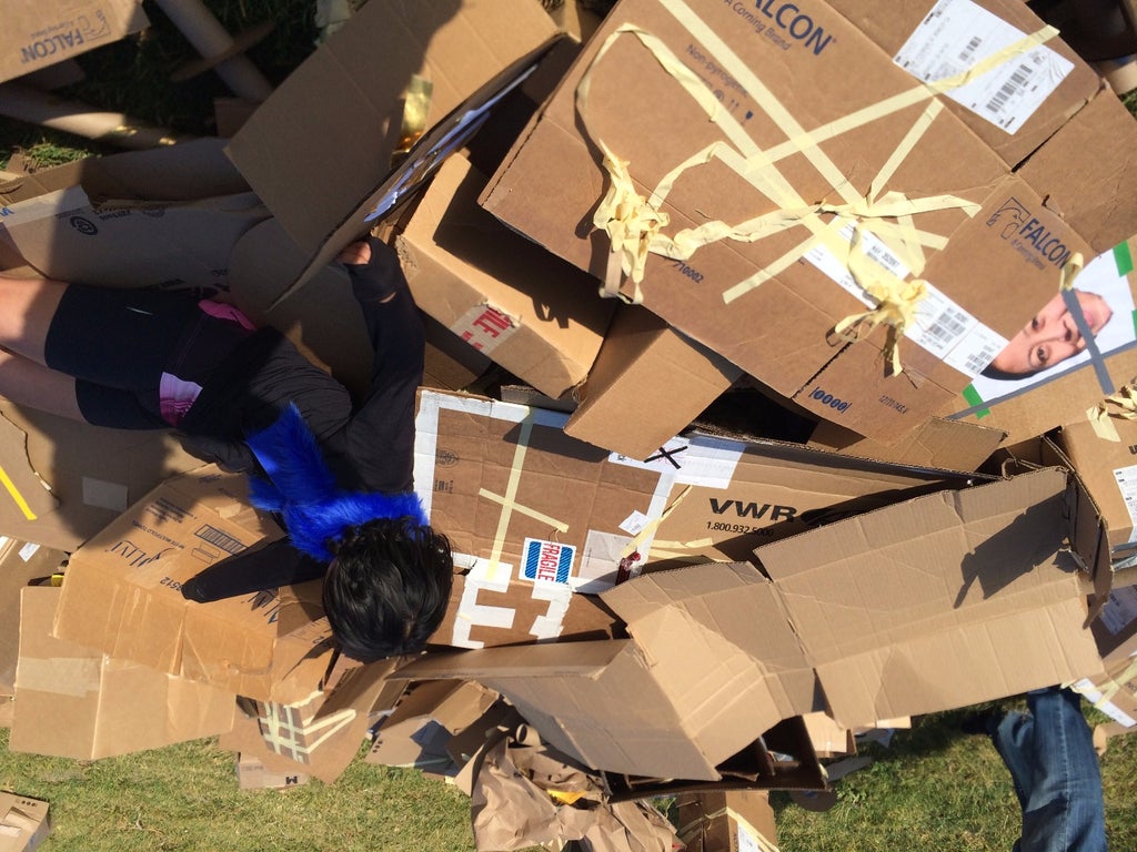 Cardboard Fortress Battle Capture The Flag 10 Steps With Pictures Instructables