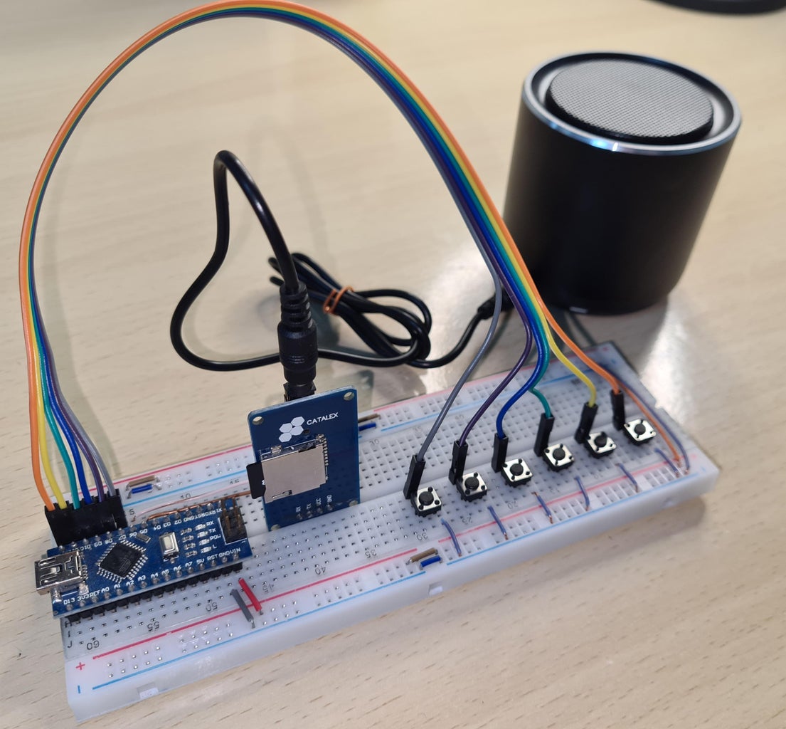 Control MP3 Player Using Arduino Programmed by XOD : 4 Steps ...
