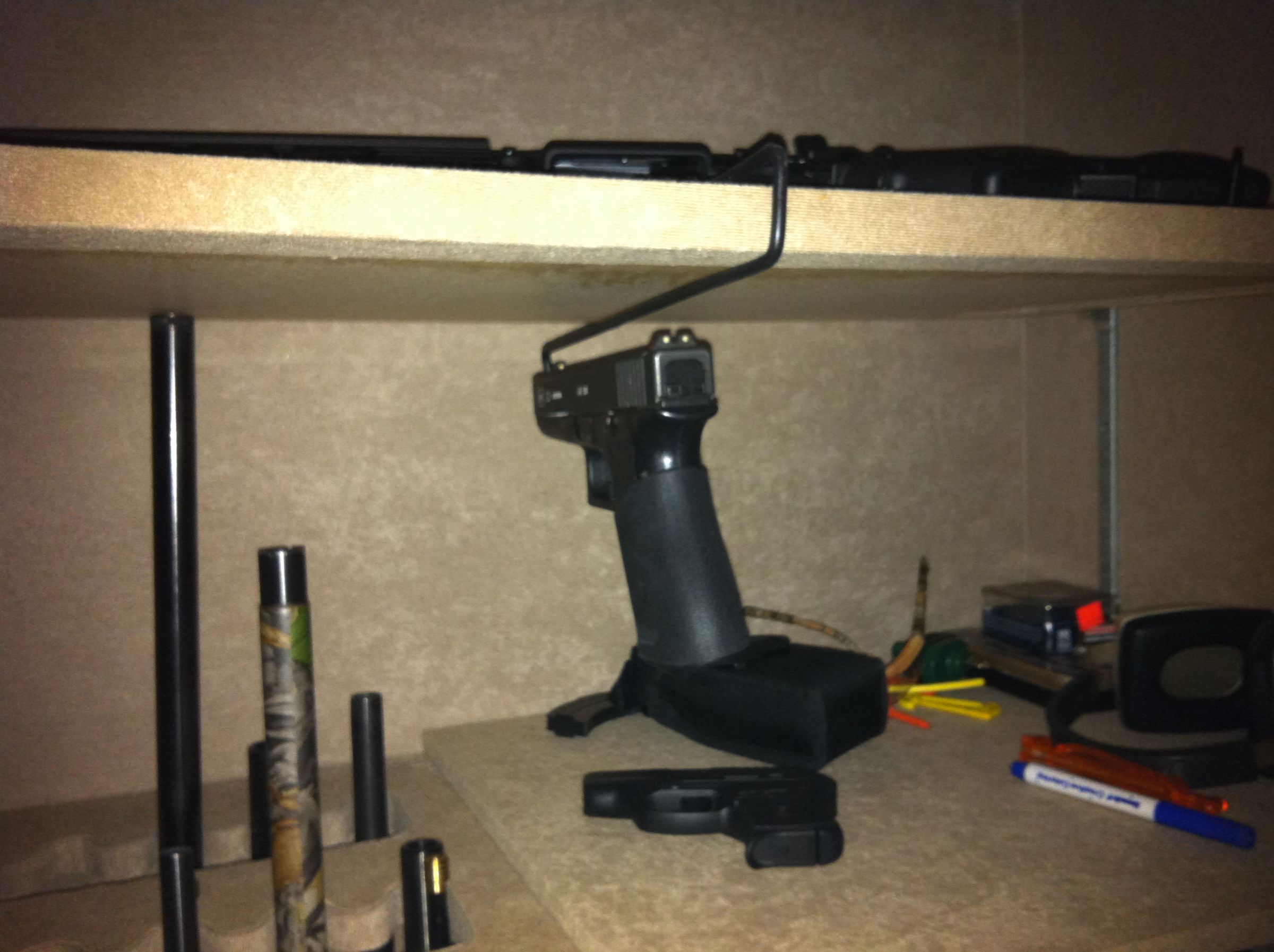 DIY Handgun Hanger 10 Steps Instructables