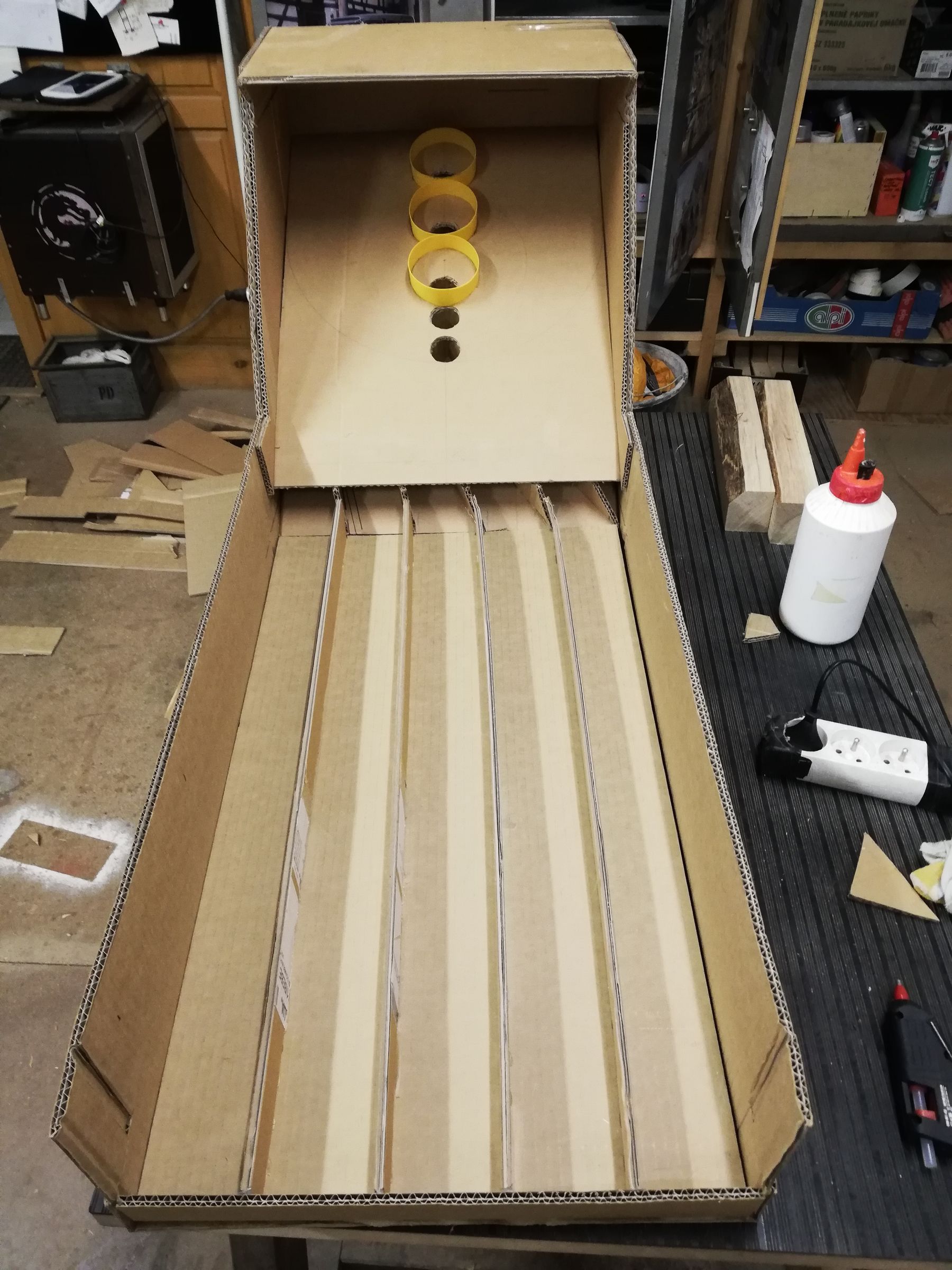 Skee Ball From Cardboard 8 Steps (with Pictures) Instructables