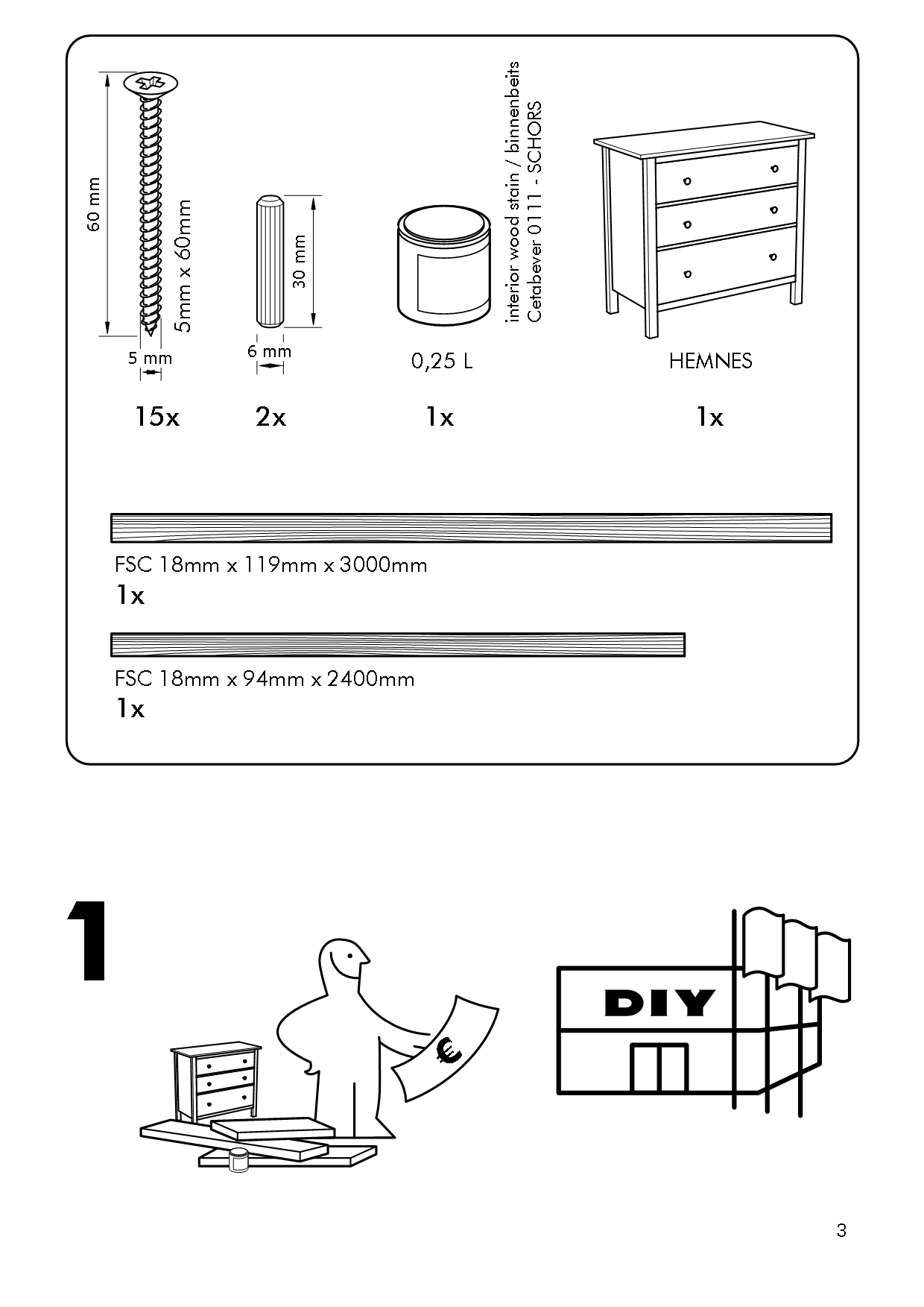 Hemnes Baby Changing Dresser IKEAHack 5 Steps (with Pictures