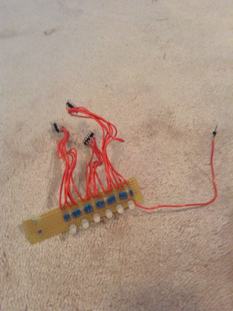 Persistence of Vision Display (POV) : 5 Steps Circuit Diagram
