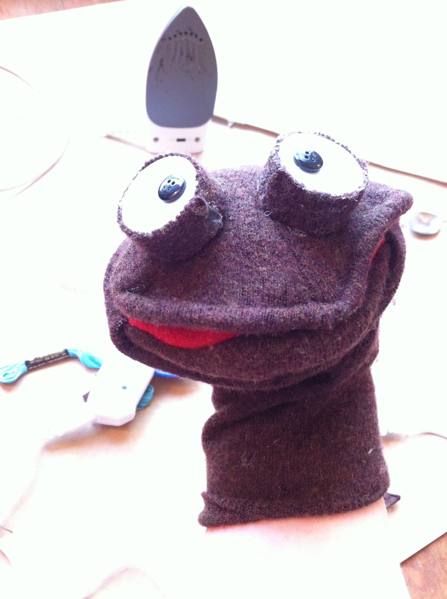 Simple Sweater Puppet 6 Steps Instructables