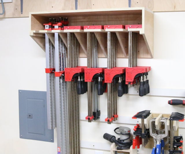 Space Saving Clamp Storage Rack 5 Steps (with Pictures) Instructables
