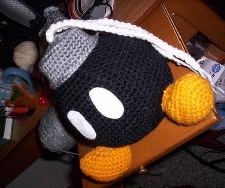 Crochet Bob-omb Bag