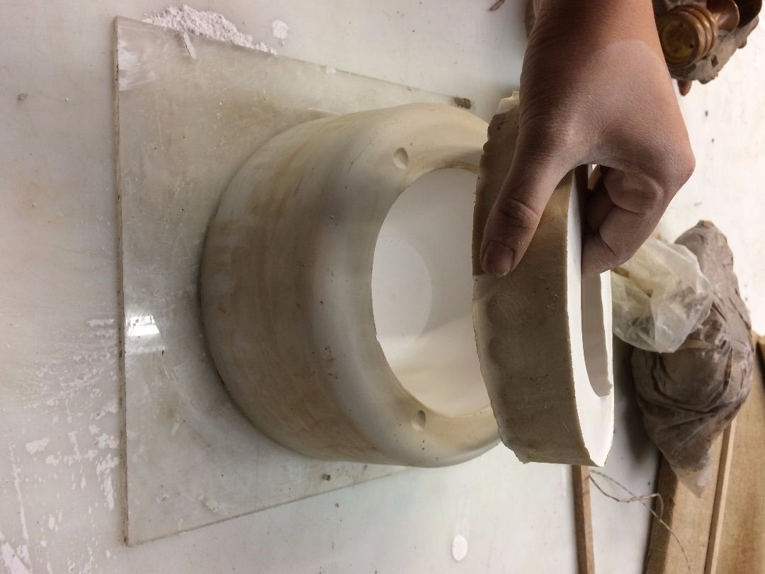 Plaster Mold for Cylindrical Shaped Bowl for Slip Casting, Casting Mold