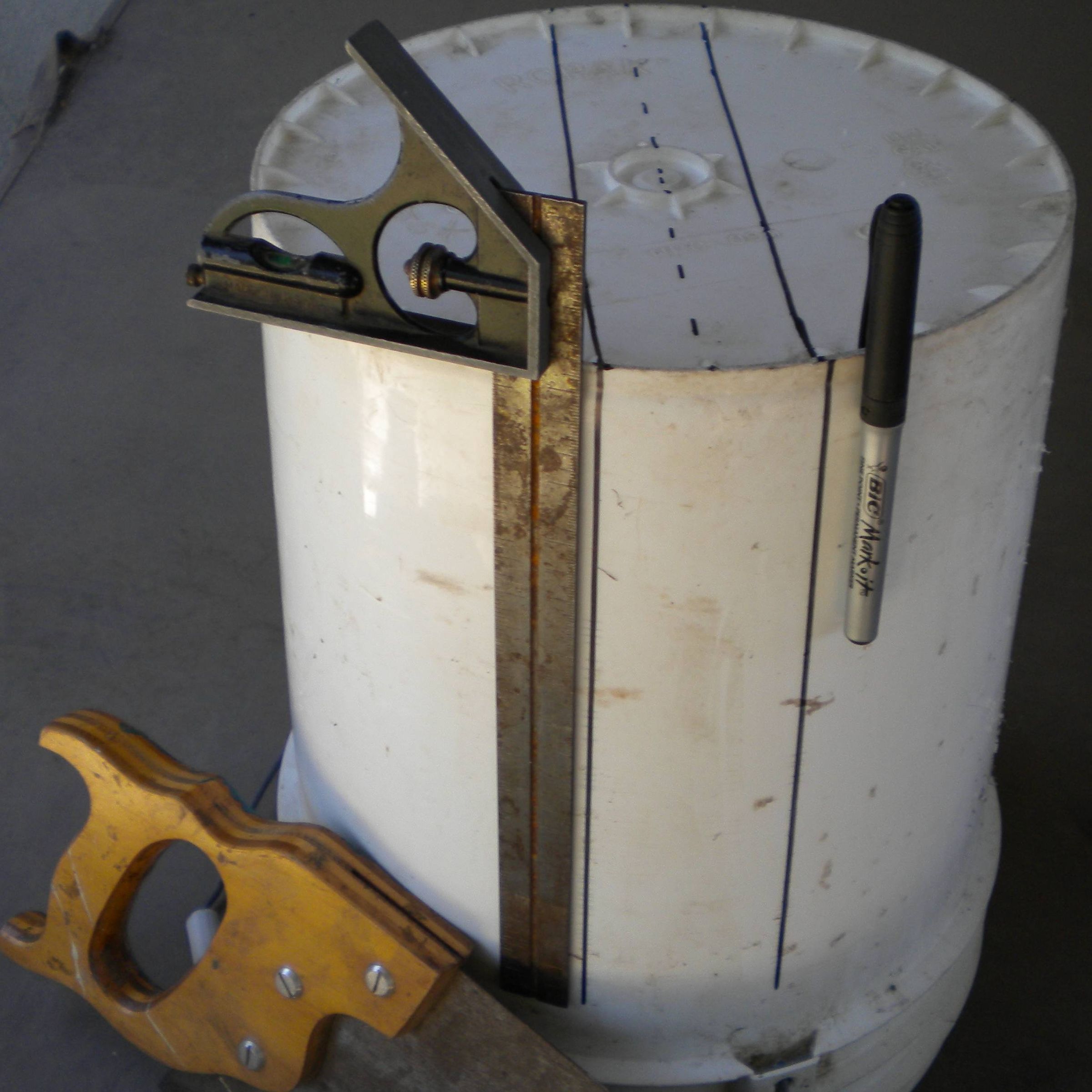 "BIKE BUCKET" Bicycle Stand Portable, Cheap, Lightweight 3 Steps