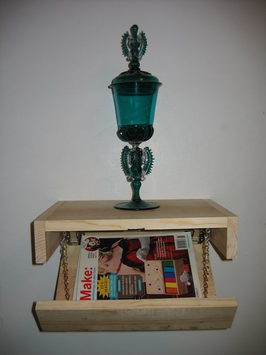 Floating Shelf W/ Secret Compartment (I Made It at TechShop!)