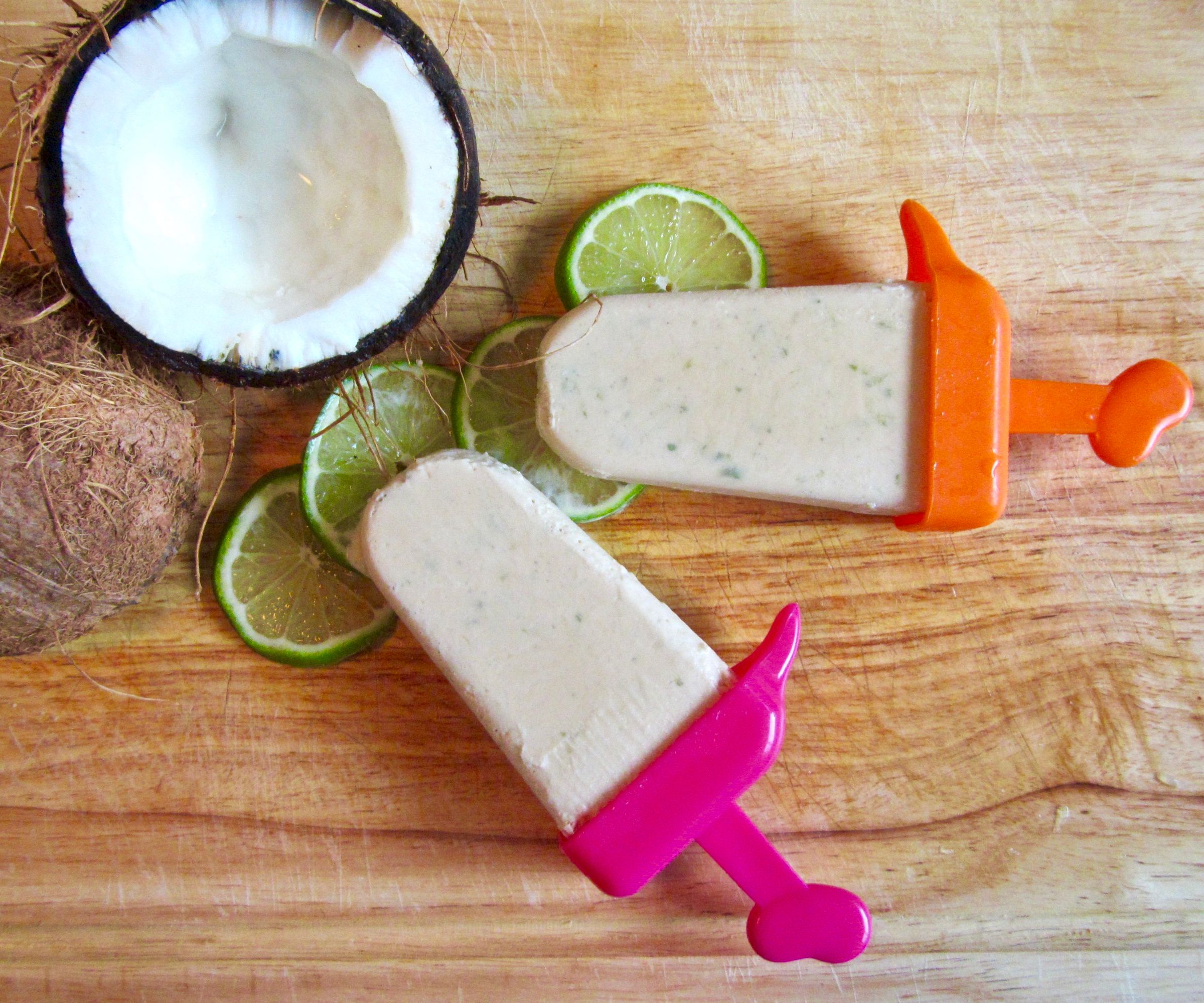 Coconut Lime Popsicles