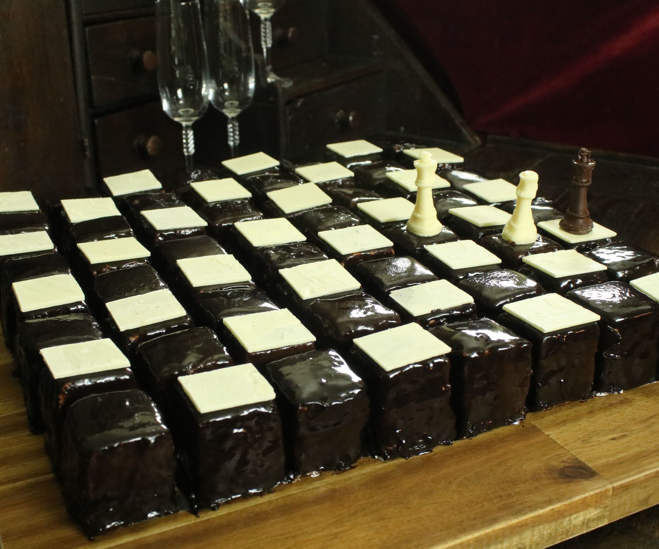 64 Piece Chess Board Cake 54 Steps (with Pictures) Instructables