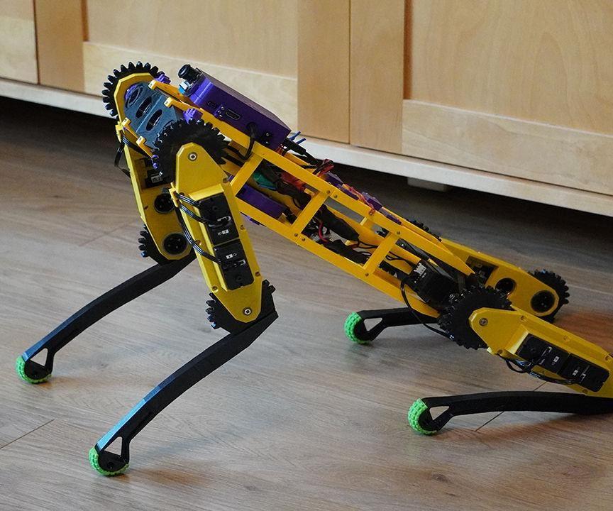DIY Spot Like Quadruped Robot 8 Steps Instructables